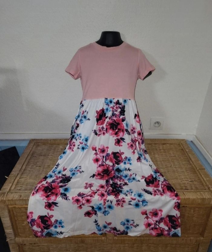 Robe fille imprimé floral