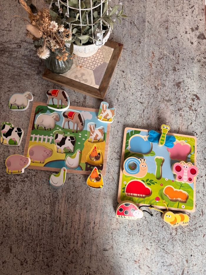 Lot de 2 puzzles bébé - photo numéro 5