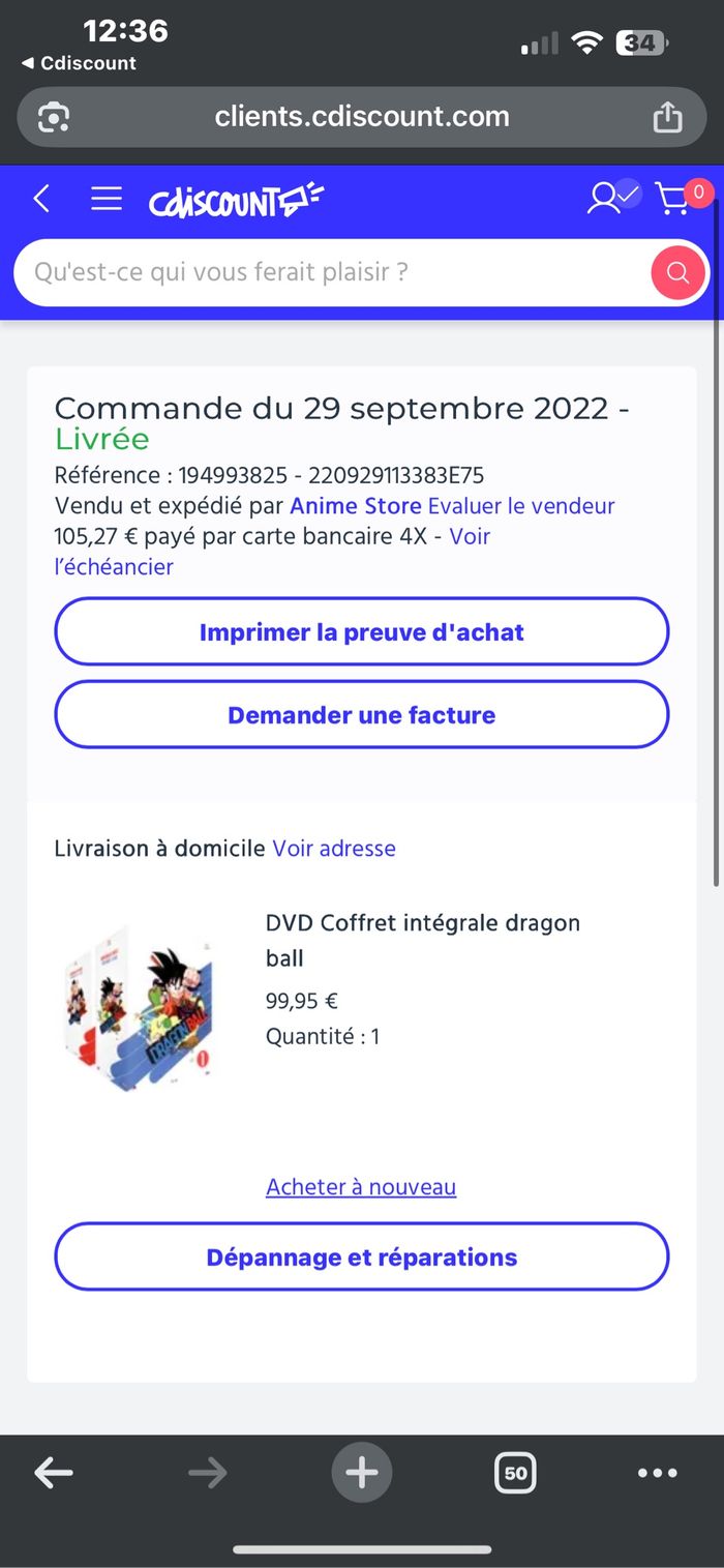 Dvd dragon ball - photo numéro 2