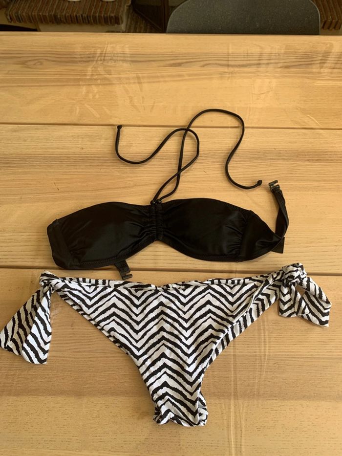 Ensemble Bikini noir Taille 38 - photo numéro 2