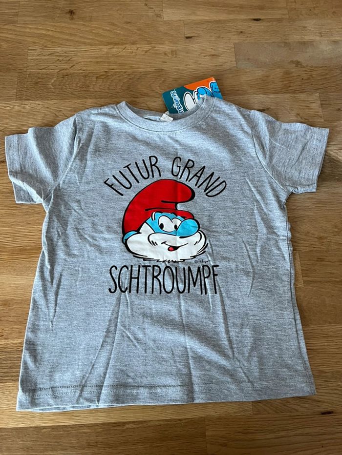 Tee shirt schtroumpf