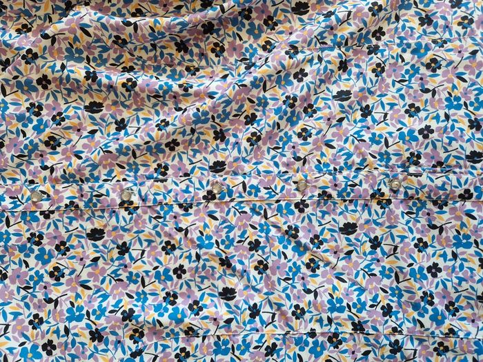 Chemisier manches 3/4 imprimé fleurs - photo numéro 6