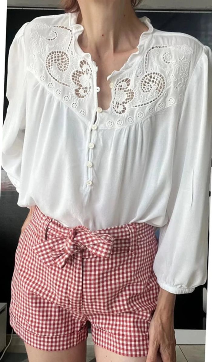 Blouse broderies anglaises Capucine - photo numéro 2