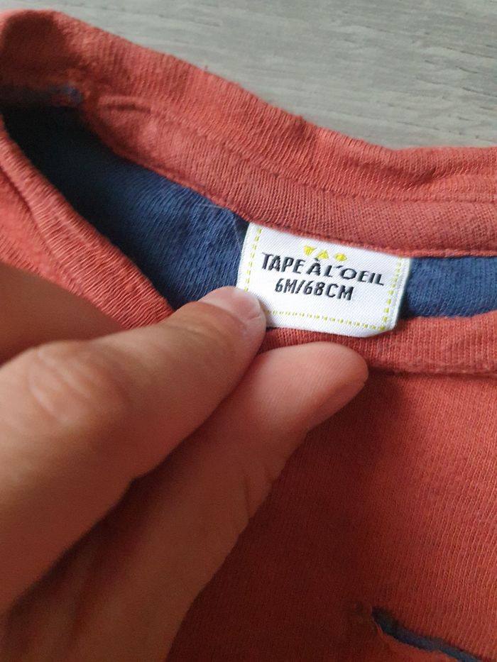 Maillot t-shirt 6mois garçon - photo numéro 2