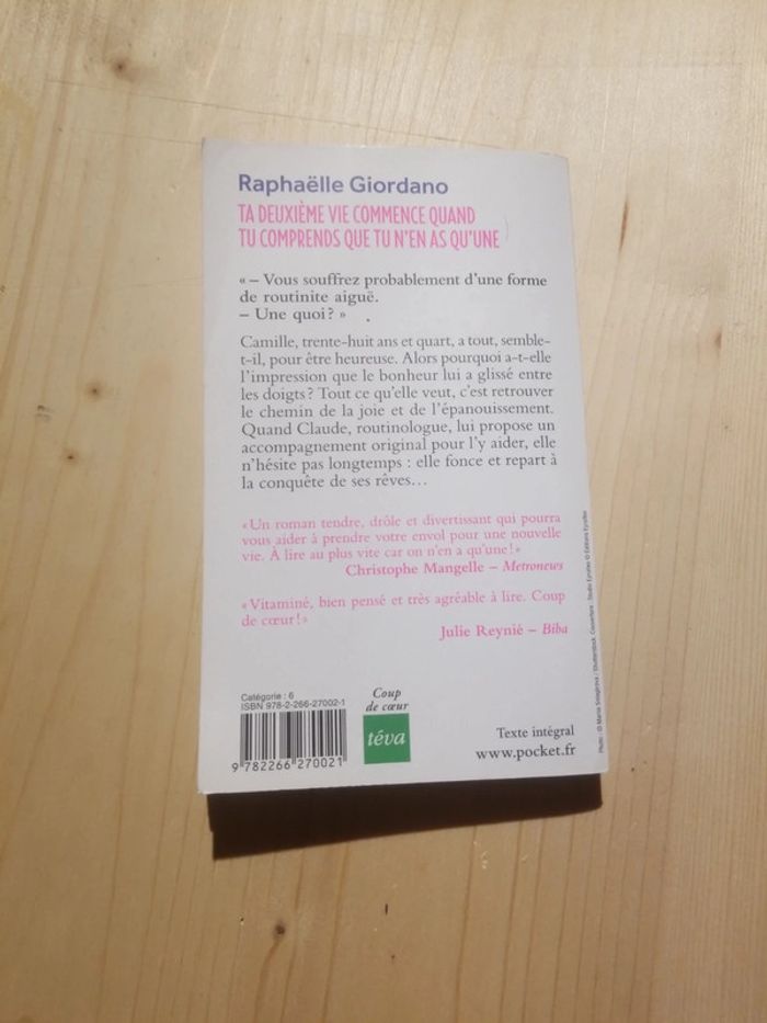 Livre ta deuxième vie commence quand tu comprends que tu n'en as qu'une - photo numéro 2