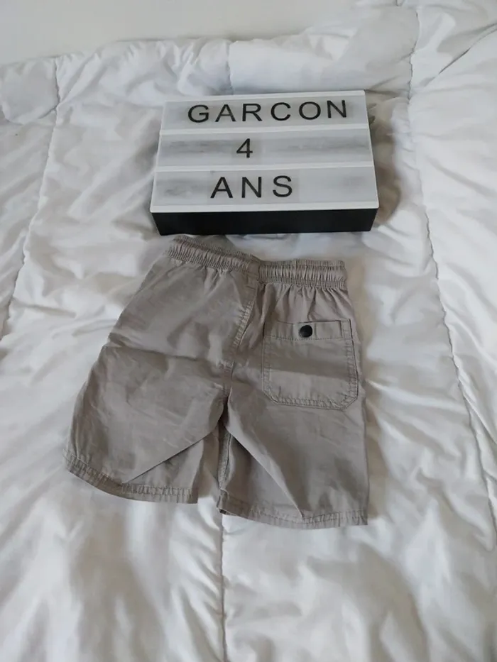 Bermuda garçon 4 ans Kiabi - photo numéro 2