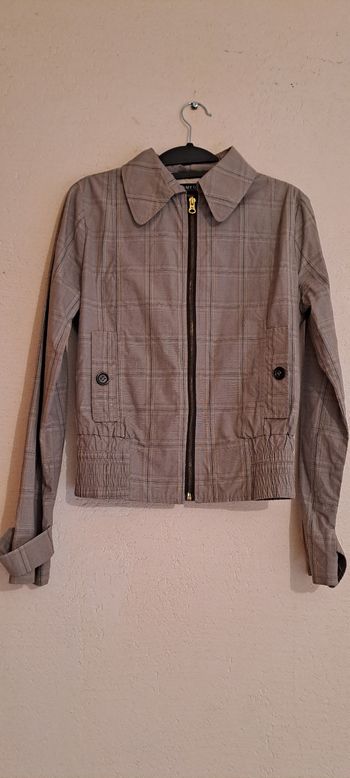 Veste marron à carreaux Amy Gee