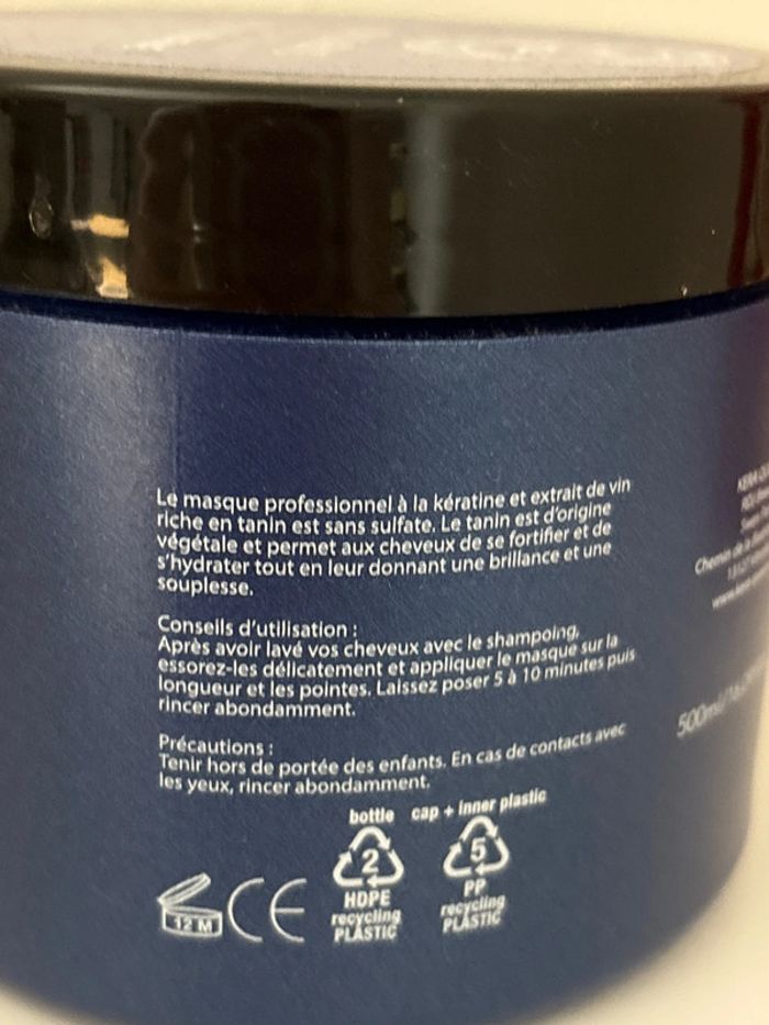 Kera Queen’s : Masque à la Kératine et Tanin - photo numéro 6