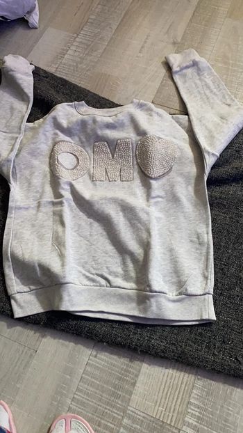 Pull gris Zara