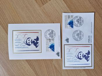 Lot enveloppe + timbre premier jour "Armistice du 11 Novembre / 1918-1988"