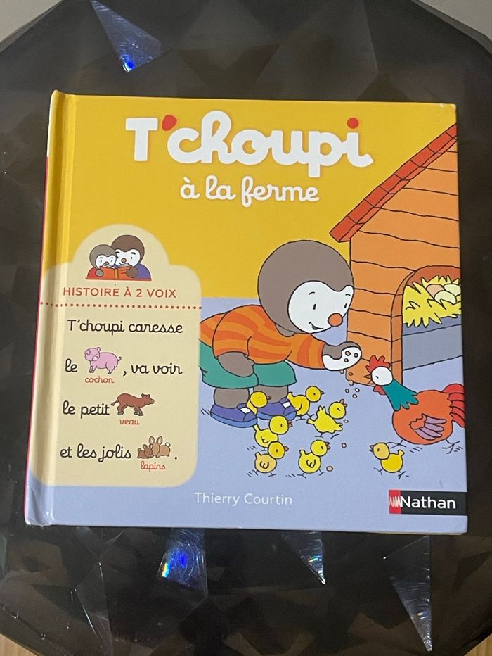 Livre tchoupi a la ferme