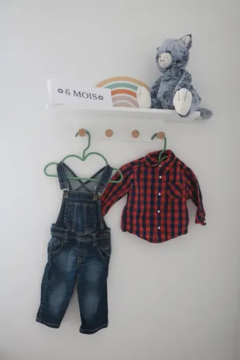 Ensemble chemise Kiabi et salopette Levi's 6 mois