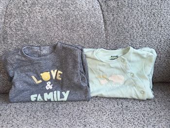 Lot de 2 pyjamas/grenouillère Kiabi