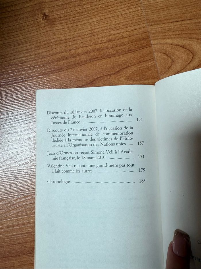 Livre Simone veil extrait d’une vie - photo numéro 7