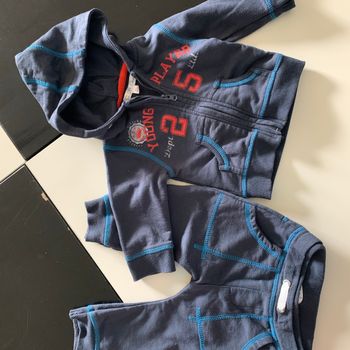 Ensemble Kitchoun 6 mois bleu