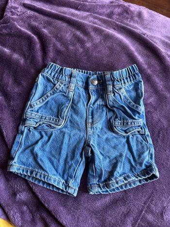 Bermuda short garcon en jean Kiabi eco conception taille 3 ans