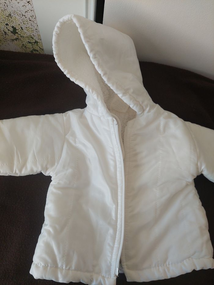 Manteau bébé blanc