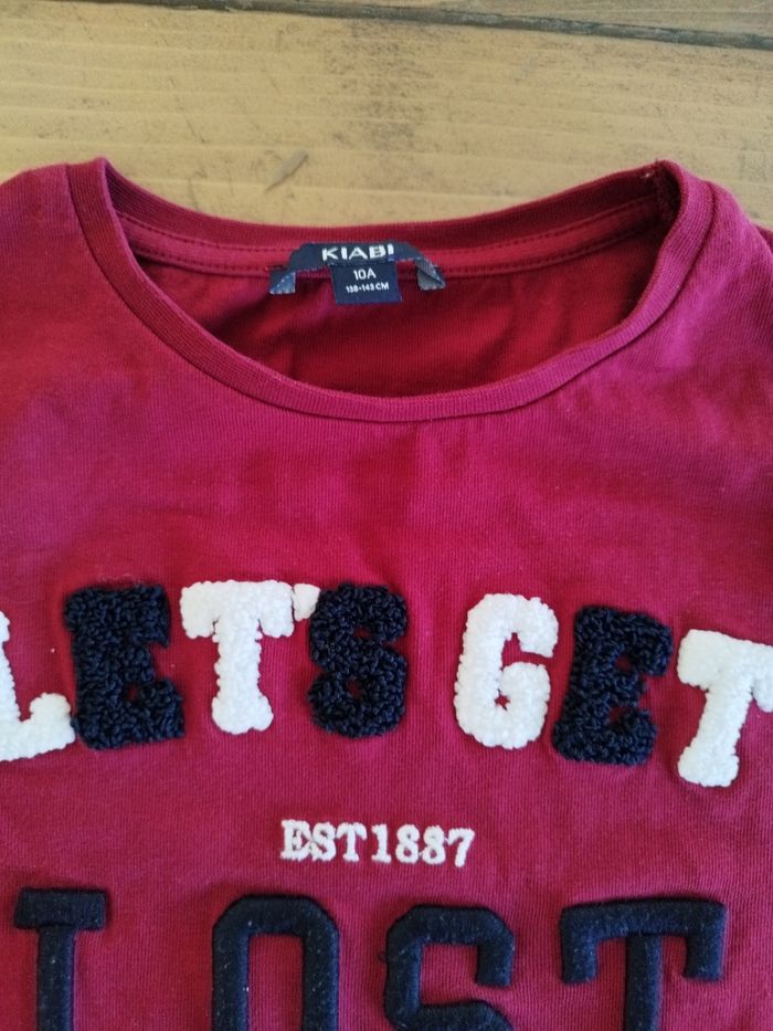 T-shirt manches longues 10 ans - photo numéro 2