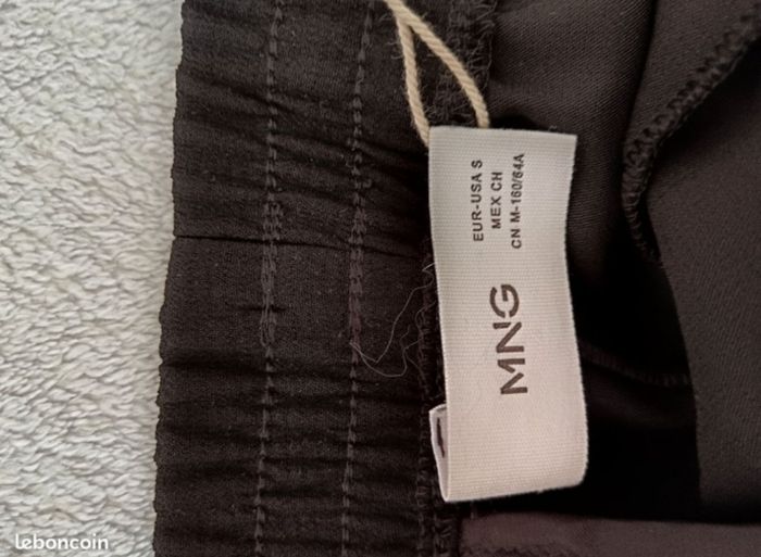 Pantalon fluide mango noir S neuf - photo numéro 9