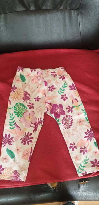 Legging fleuri 5 ans in extenso