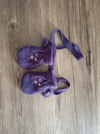 Moufles bébé fille 6-12 mois