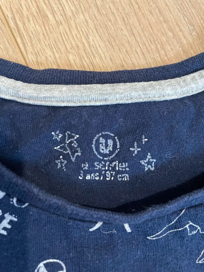 Pyjama dinosaure 2 pieces t-shirt et short garçon 3 ans - photo numéro 3