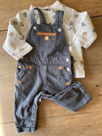 Ensemble salopette-pull OBAIBI