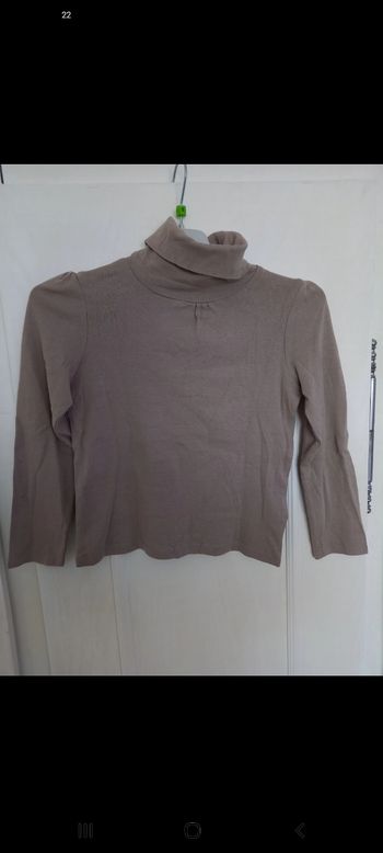 Pull col roulé fille 8 ans Vertbaudet