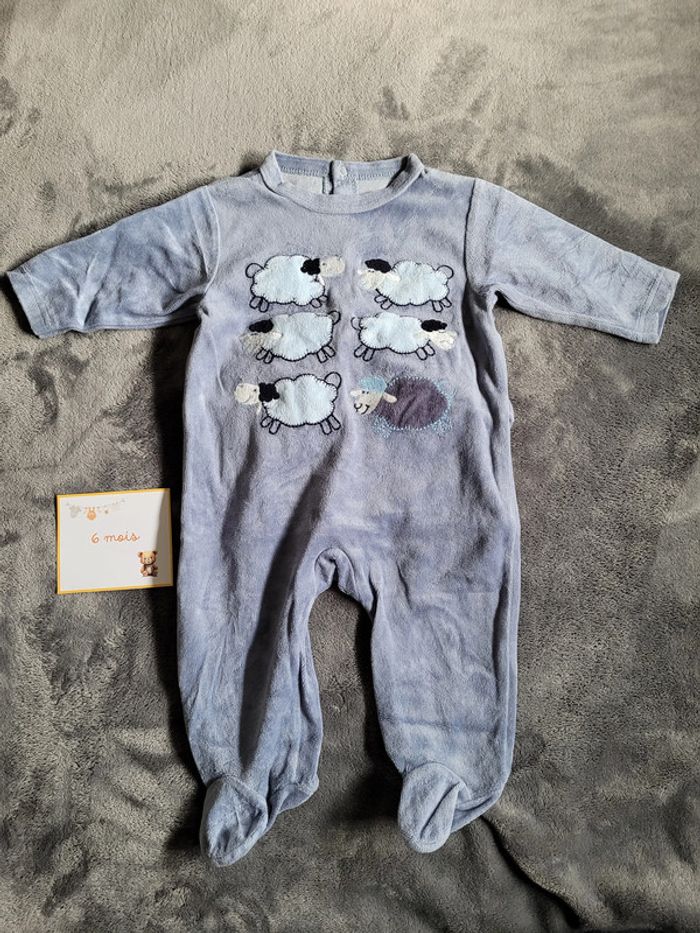Lot pyjamas épais garçon 6 mois - photo numéro 4