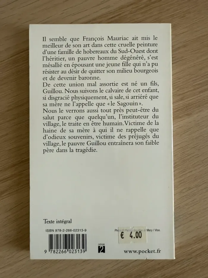 François Mauriac Le Sagouin - photo numéro 2
