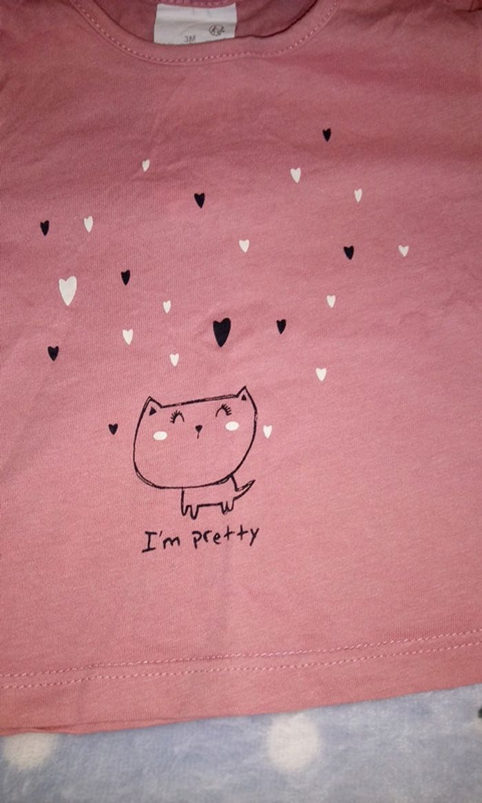 T-shirt kiabi 3 mois - photo numéro 2