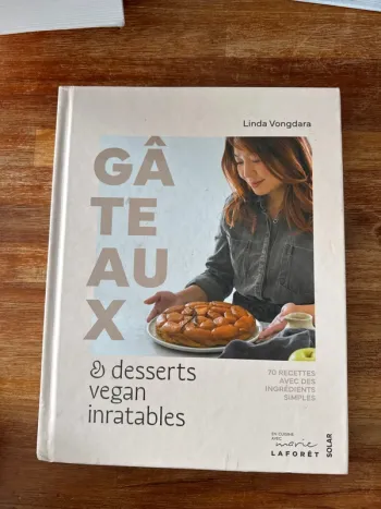 Livre gâteau et dessert, végan, inratables