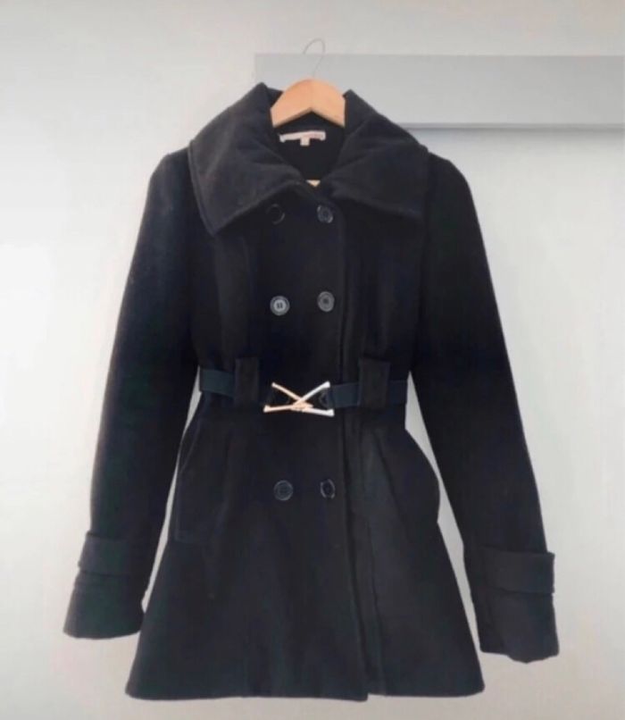 Manteau mi-long noir femme S 36 Tally weijl - photo numéro 10