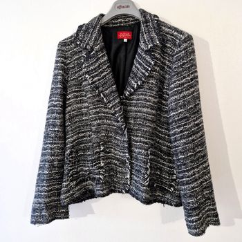 Veste femme Nina Kalio gris chiné – taille 44