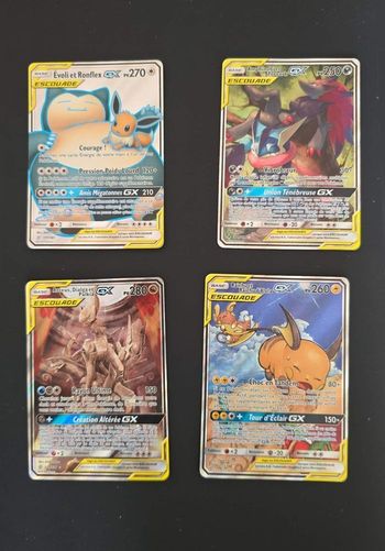 Pokémon - Lot de 4 Gx Escouade
