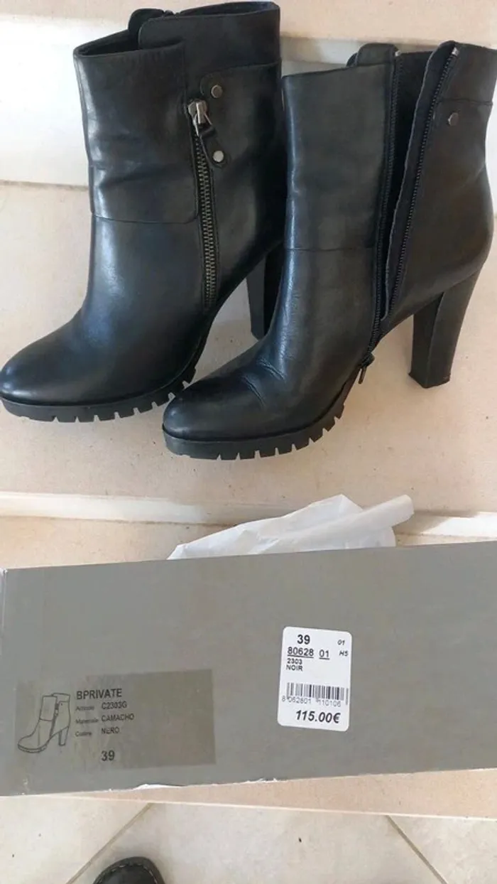 Bottines cuir - photo numéro 7