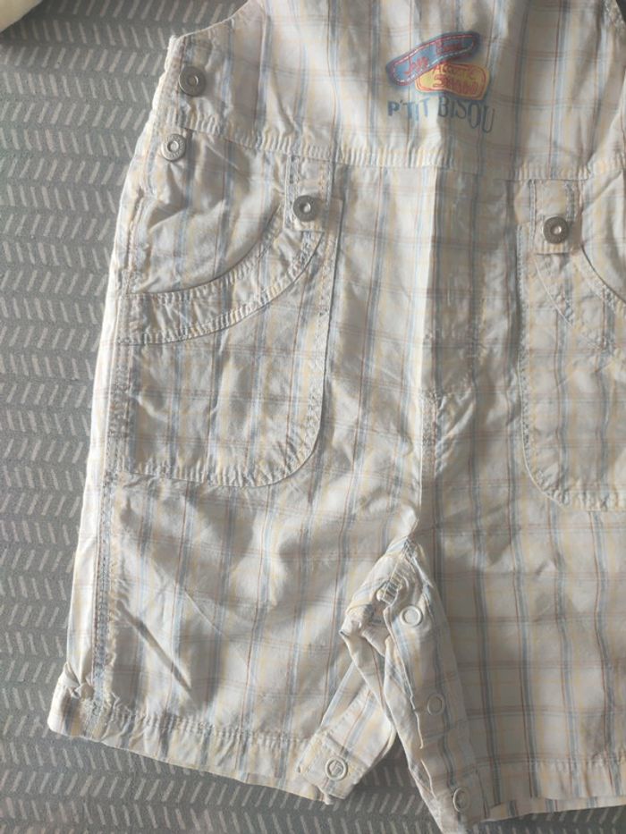 tenue salopette et tshirt été garçon 12 mois – Marque P’tit Bisou - photo numéro 9