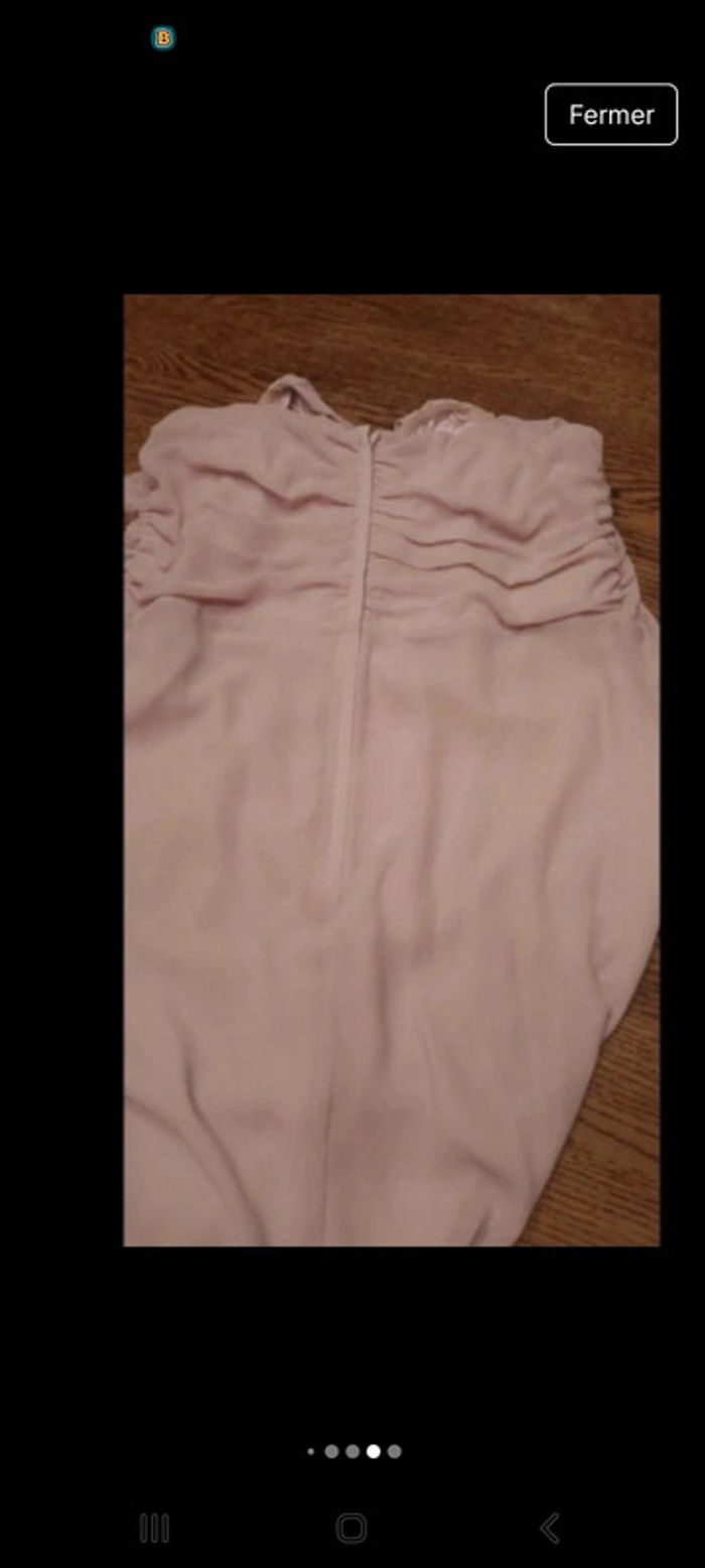 Magnifique Robe de soirée rose H&M eur48 neuve - photo numéro 15