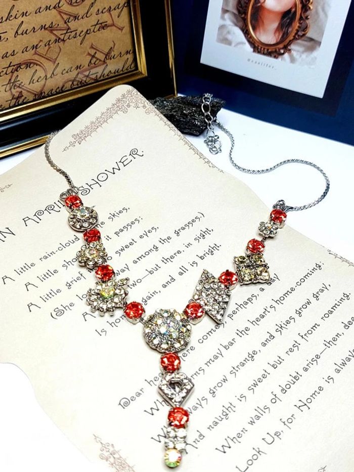 Magnifique collier inspiration vintage art déco - photo numéro 2