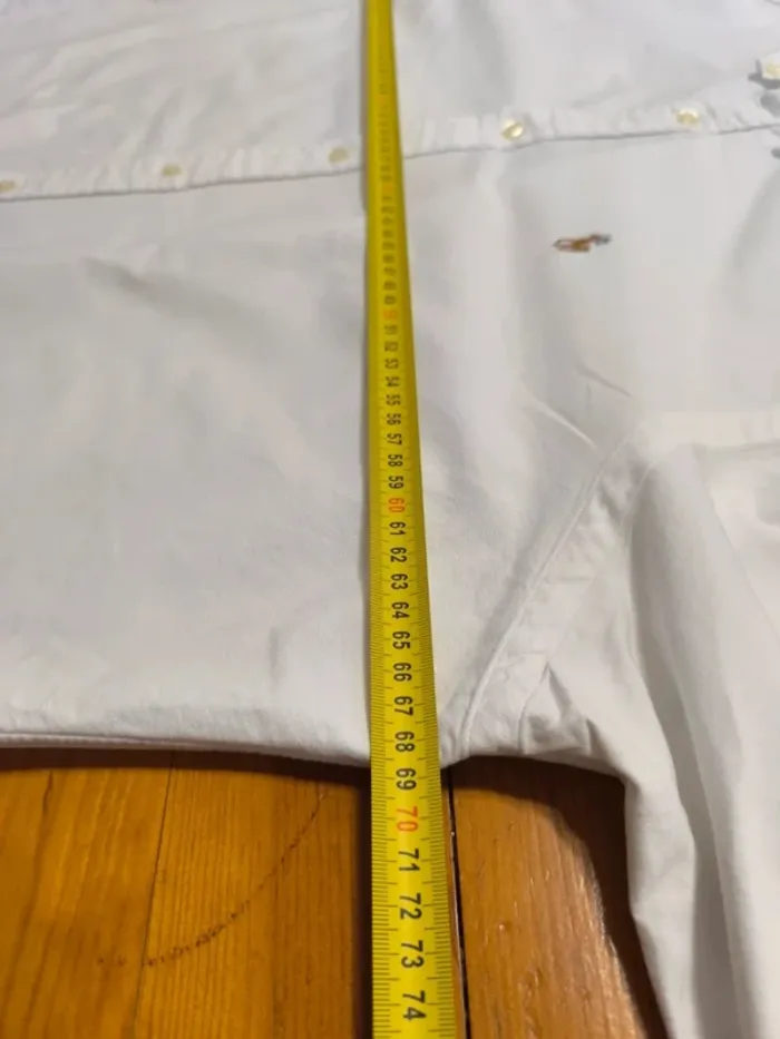 Chemise Ralph Lauren - Classic Fit - Logo brodé premium - Blanc - Taille XXL - QR Code - photo numéro 13