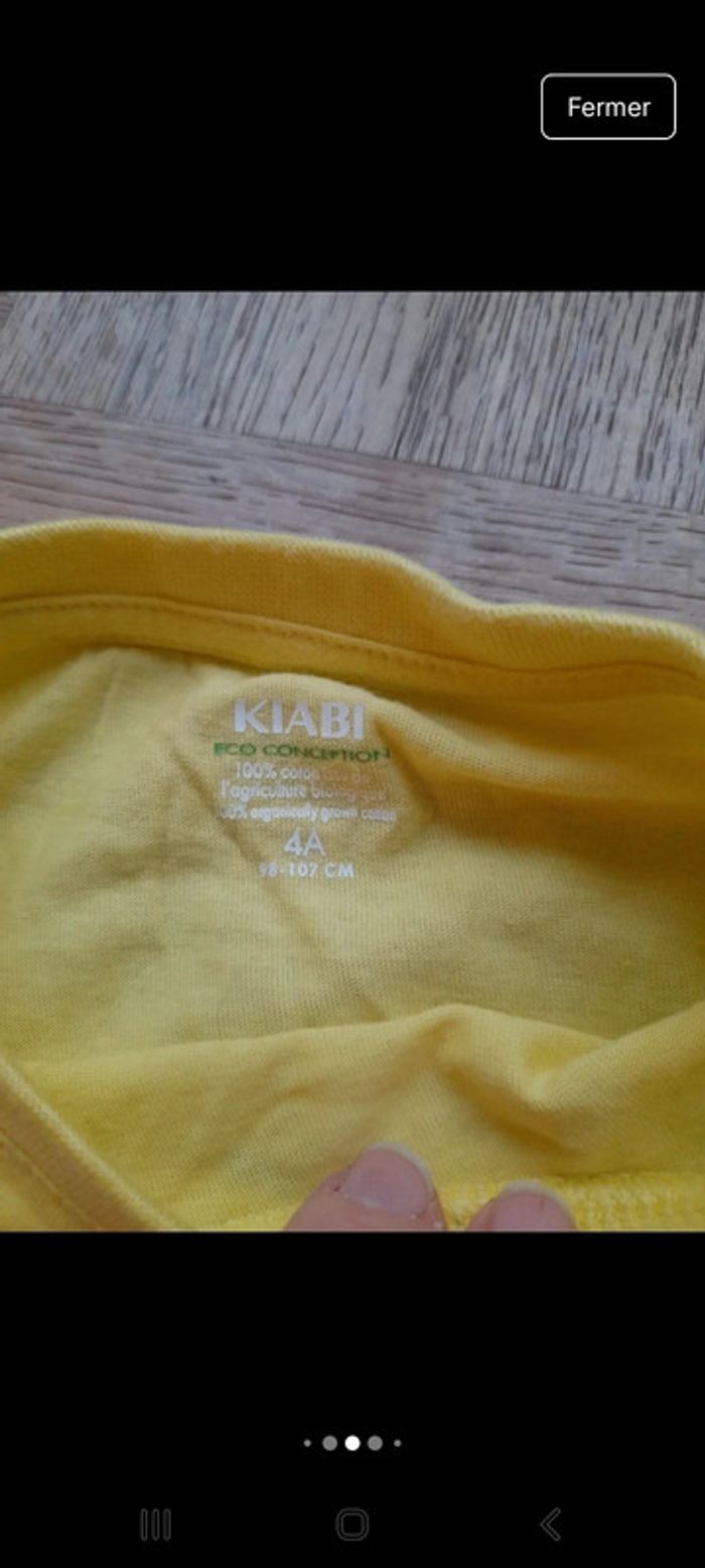 T.shirts x2 Steeds / Kiabi 4 ans - photo numéro 4