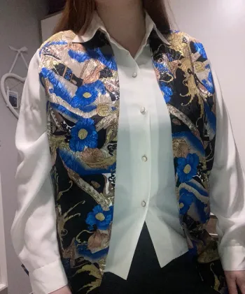 Chemise avec veston intégré