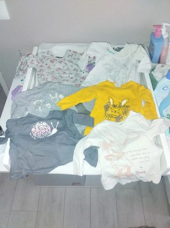 Lot t-shirts manches longues bébé