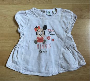 T-shirt blanc Minnie 1M