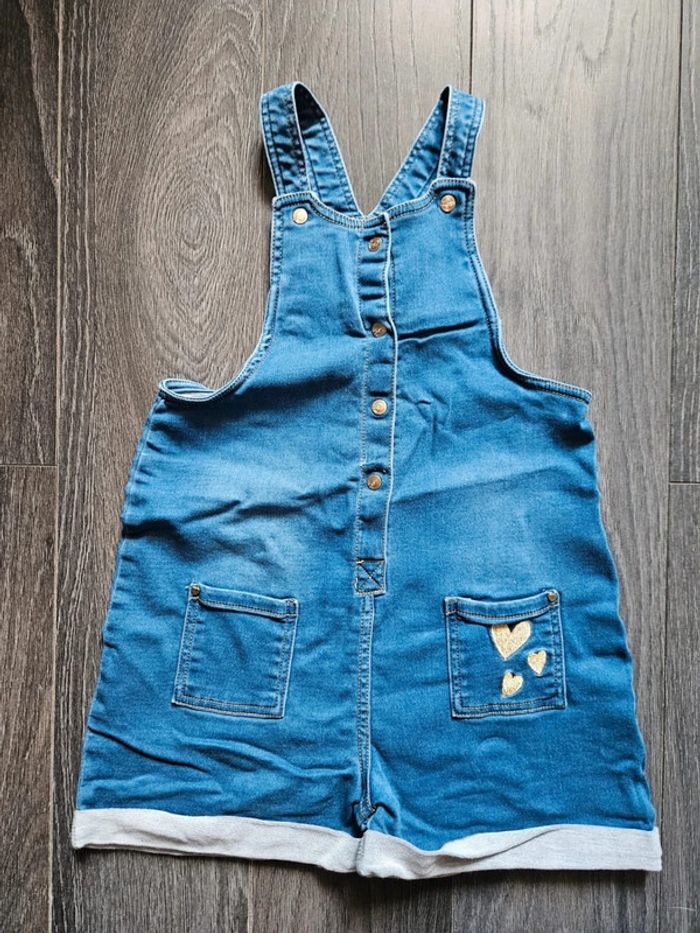 Combishort Salopette Jean Orchestra Taille 8 ans 💛