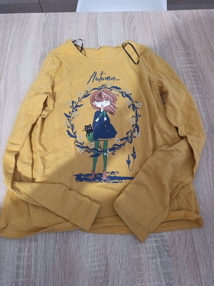 T-shirt manches longues fille
