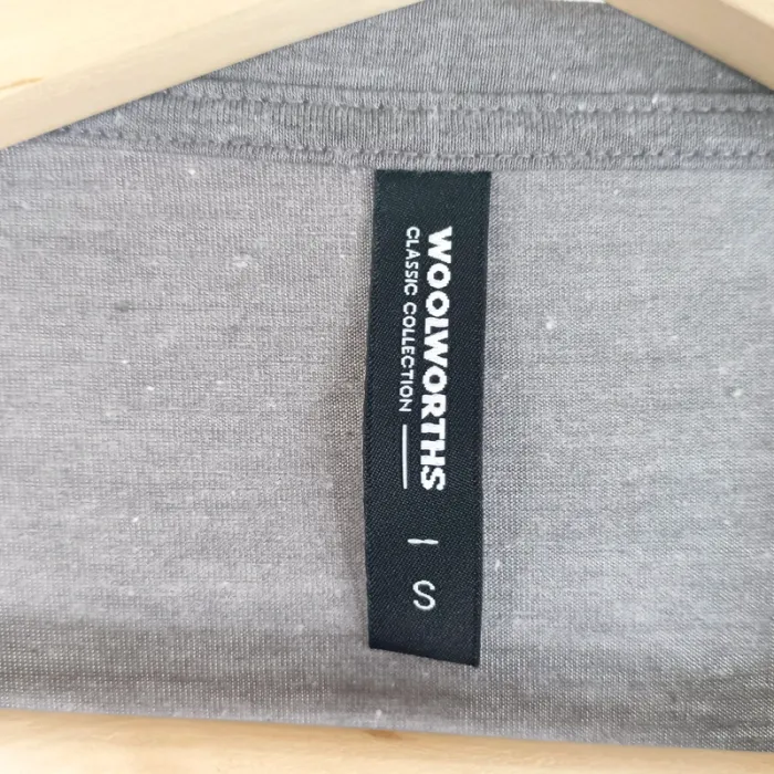 T-shirt ample gris Woolworths Daily Collection - Taille S A539 - photo numéro 5