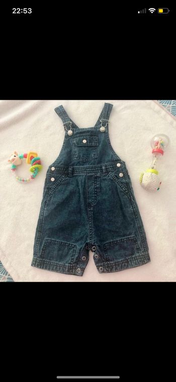 Salopette été jeans - Petit Bateau