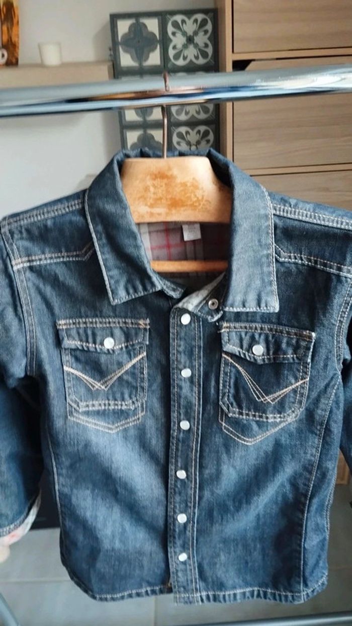 Veste en jeans taille 10 ans orchestra - photo numéro 4