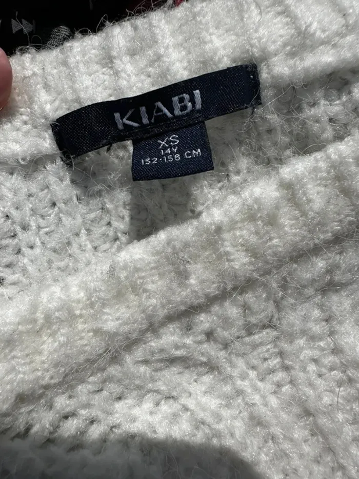 Pull blanc cassé - photo numéro 3